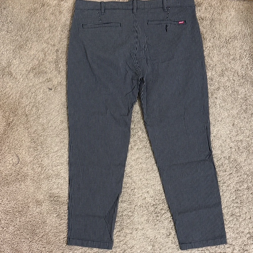 Levi's XX Standard Taper Chino Pants Men's Gray Micro-Check size 38x23 Casual